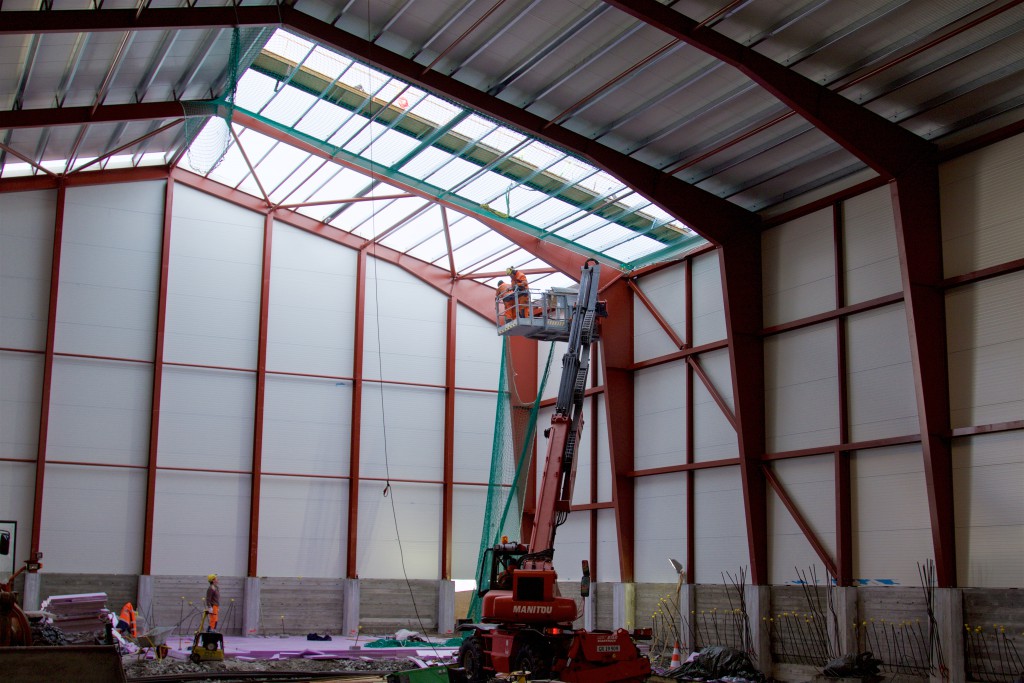 Final installation of the Process Plant building (Late January, 2016)