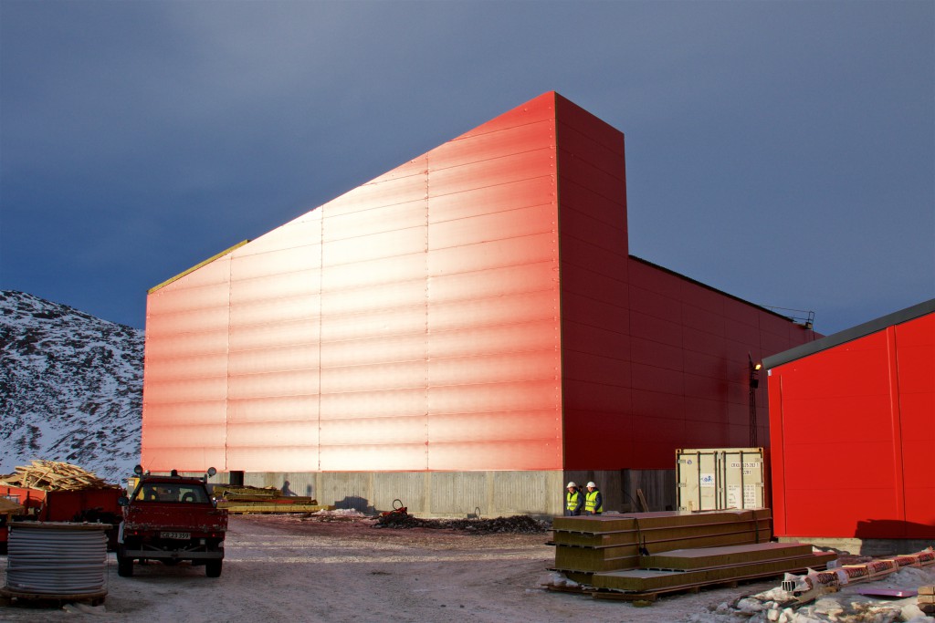 Main shell of Process Plant Building Completed